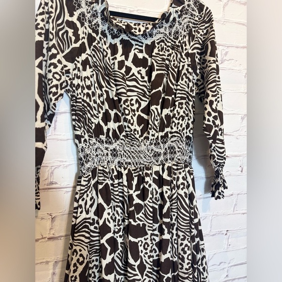 Adam Lippes x RTR Smocked Off the Shoulder Dress Size 8 - Picture 7 of 10